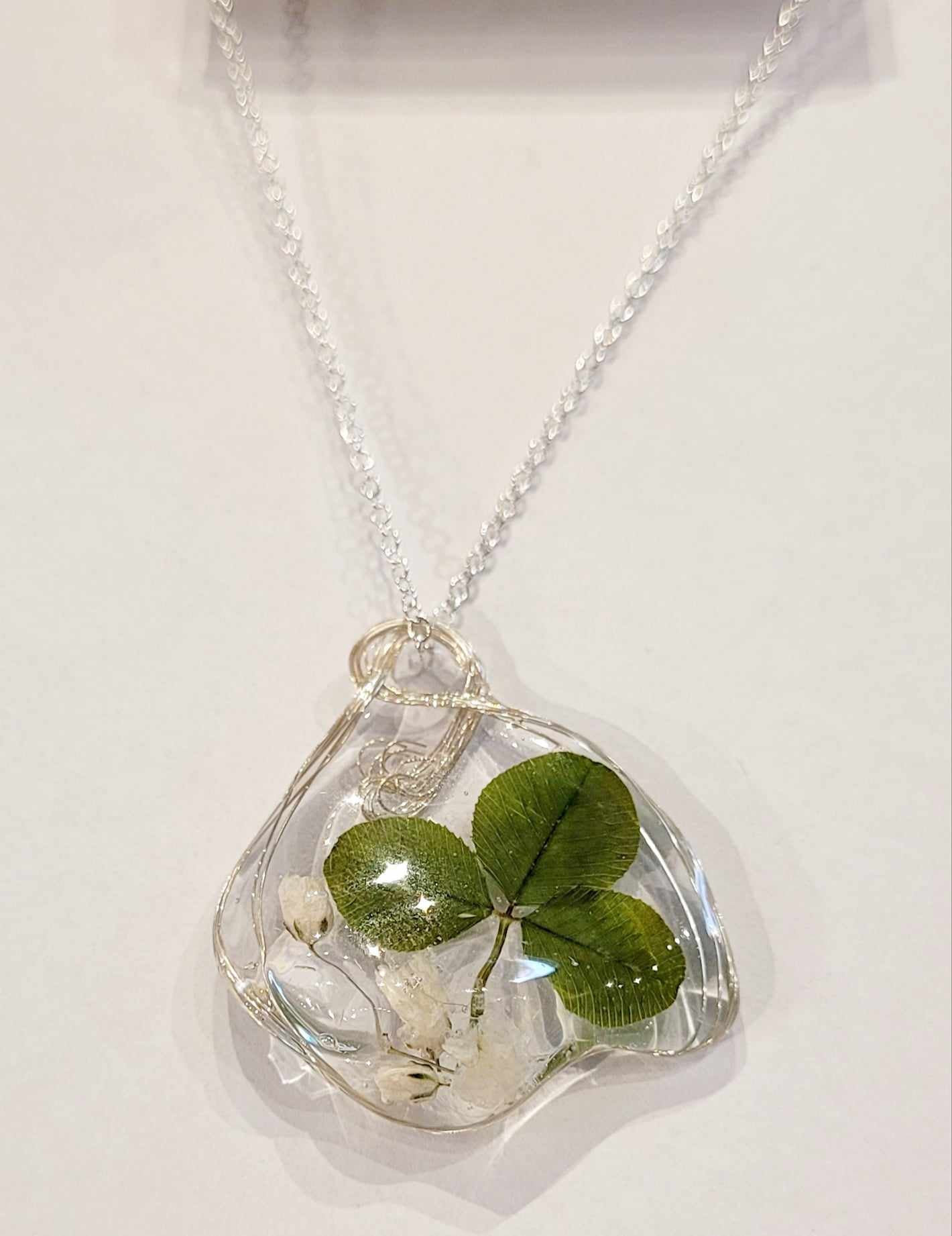 Shamrock Pendent & Chain by Alla