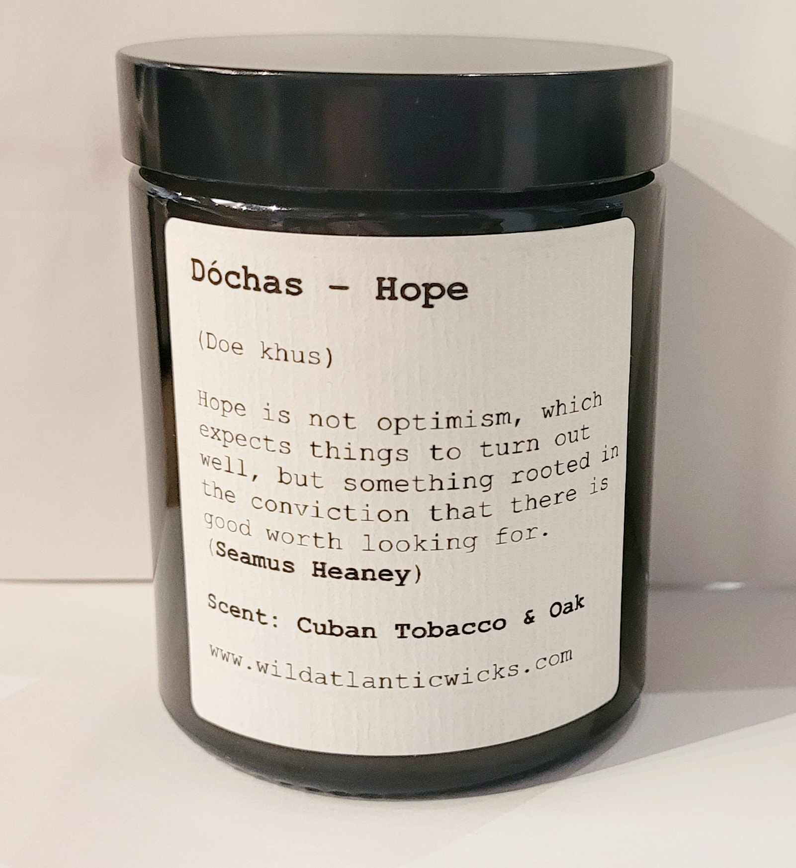 Dóchas – Hope Candle by Wild Atlantic Wicks