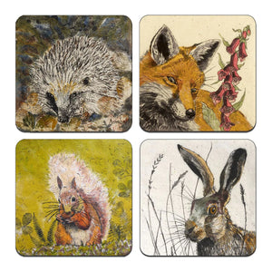 Set of 4 Coasters by Annabel Langrish