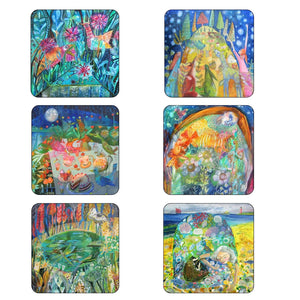 Coaster Sets of 6 by Annabel Langrish