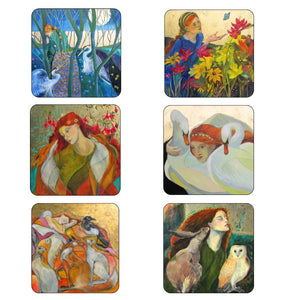 Coaster Sets of 6 by Annabel Langrish