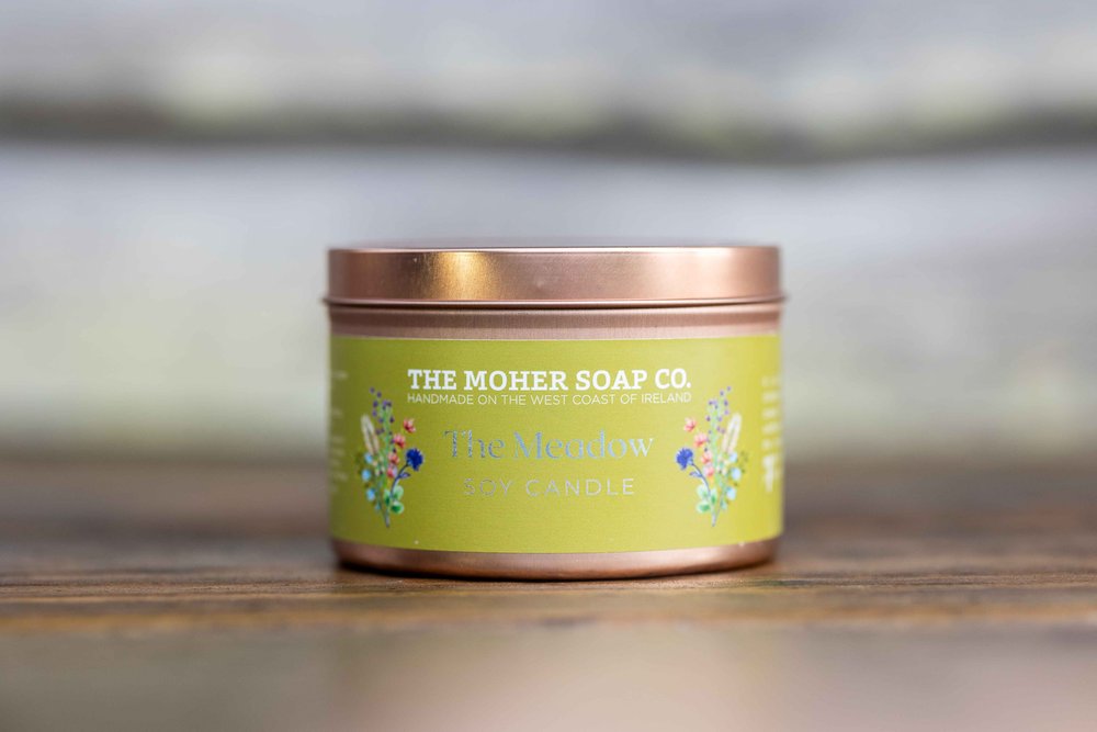 The Meadow Soy Candle by The Moher Soap Co.