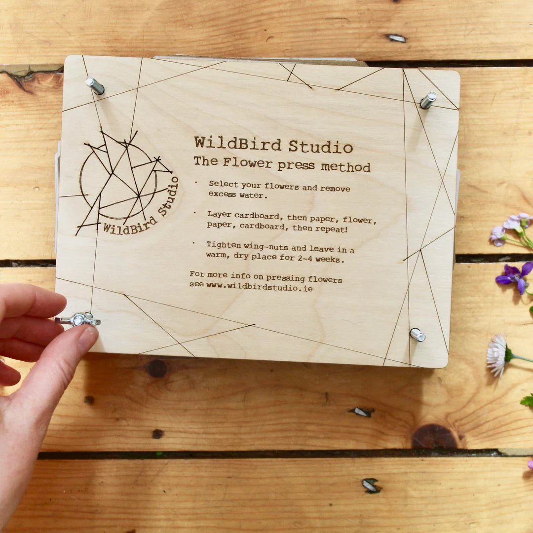 Flower Press by Wildbird Studio