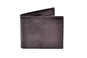 Brown Leather Wallet by Tinnakeenly Leathers