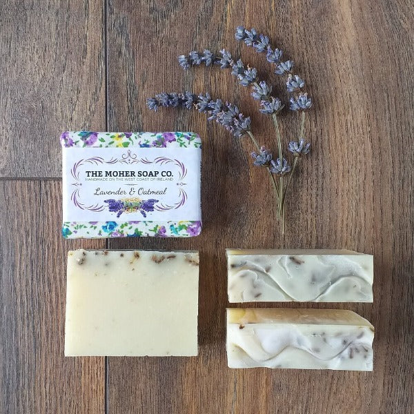 Lavender & Oatmeal Natural Soap by The Moher Soap Co.