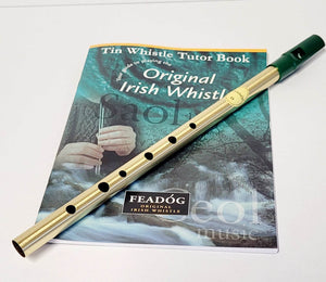 Original Irish Whistle with Tutor Book