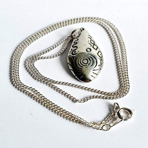 Knowth Symbol Stone Necklace by Bandia Design