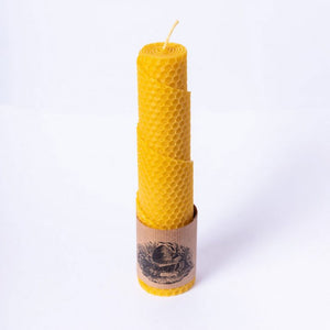 Beeswax Tall Spiral Candle