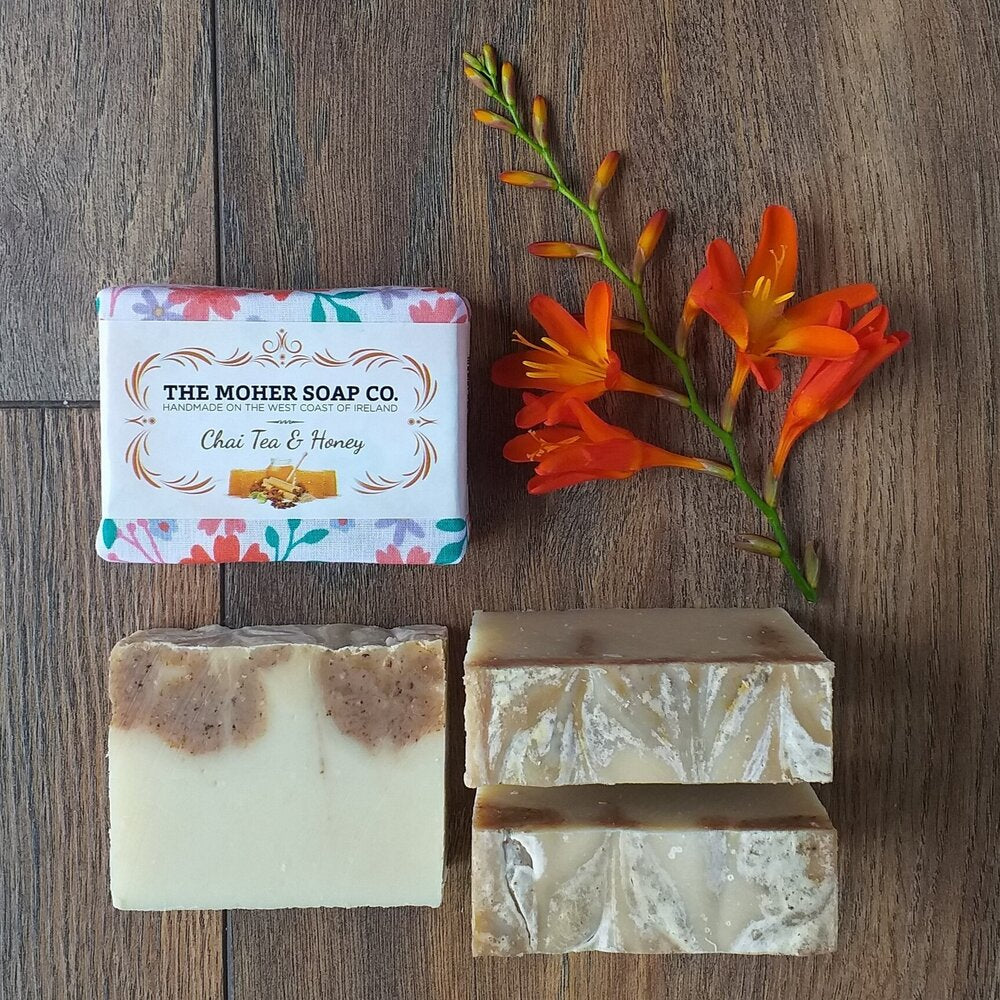 Chai Tea & Honey Natural Soap by The Moher Soap Co.