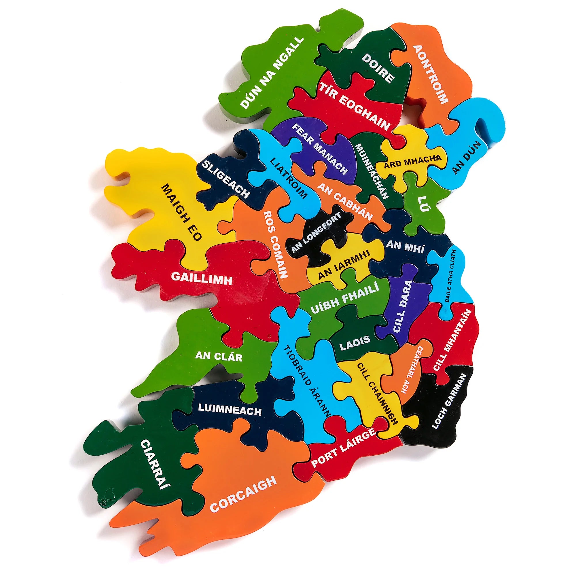 Map of Ireland Jigsaw Puzzle (As Gaeilge)