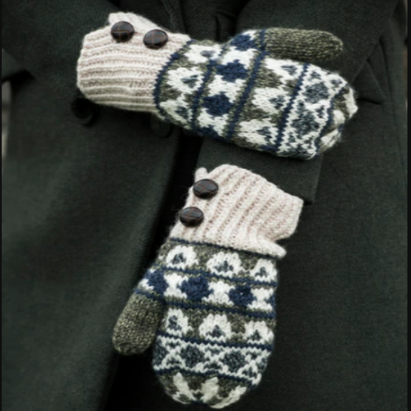 Fair Isle Mittens by Aran Woollen Mills
