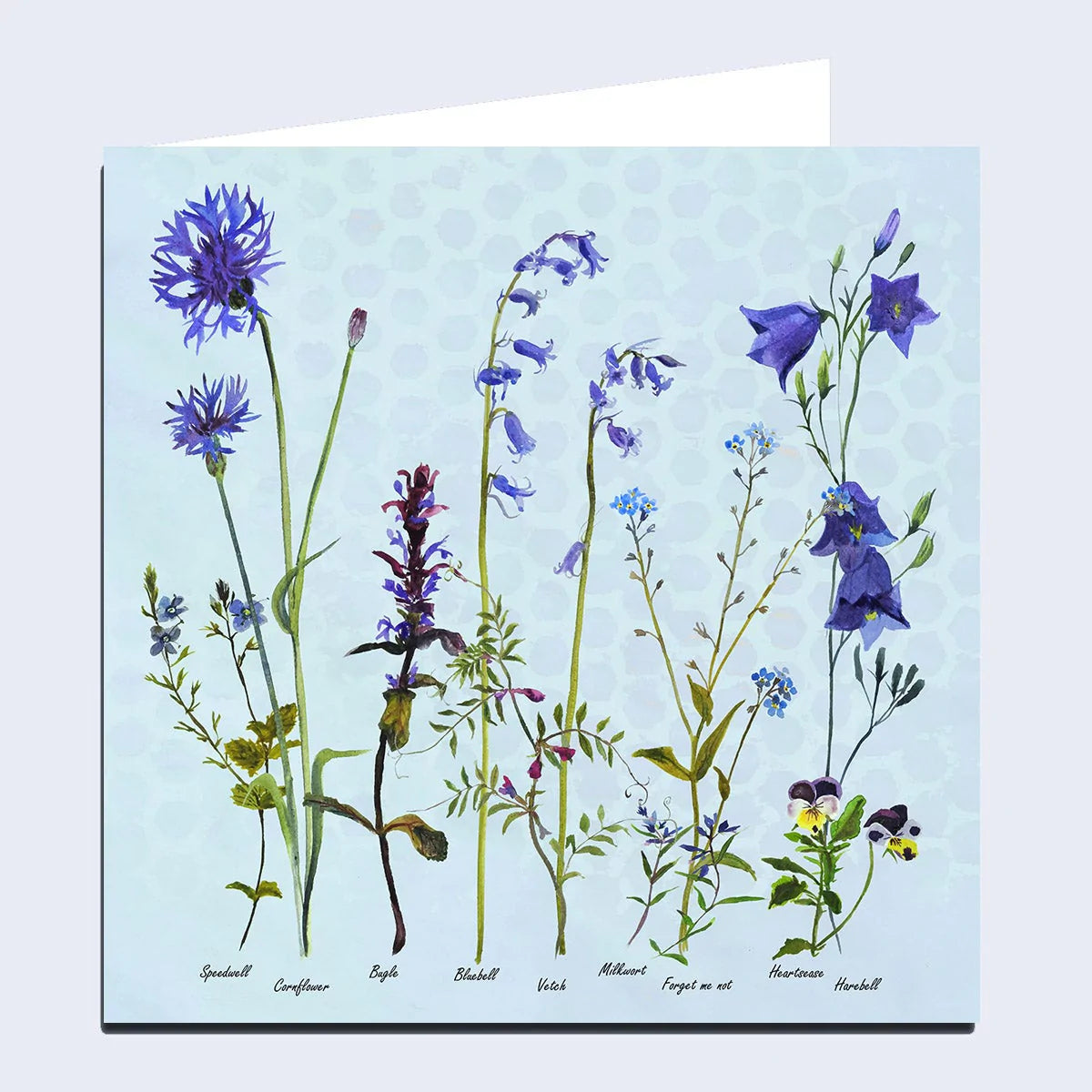 Wildflowers 'The Blues' Greeting Card
