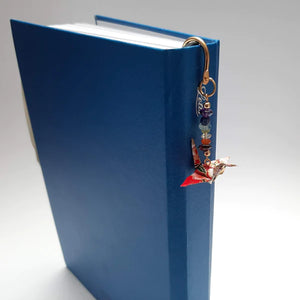 Origami Crane Bookmark - Chakra Stones