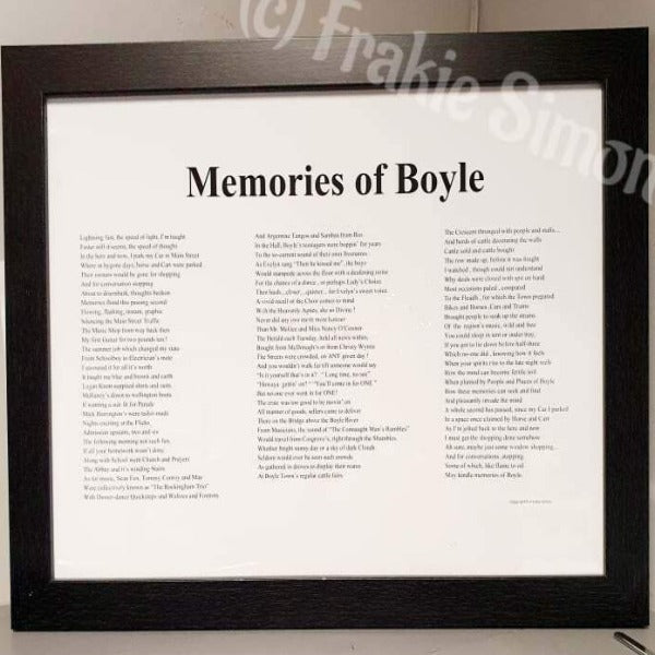 Memories of Boyle by Frankie Simon