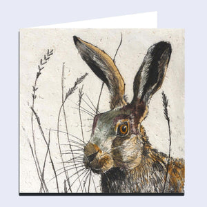 'Hare' Greeting Card