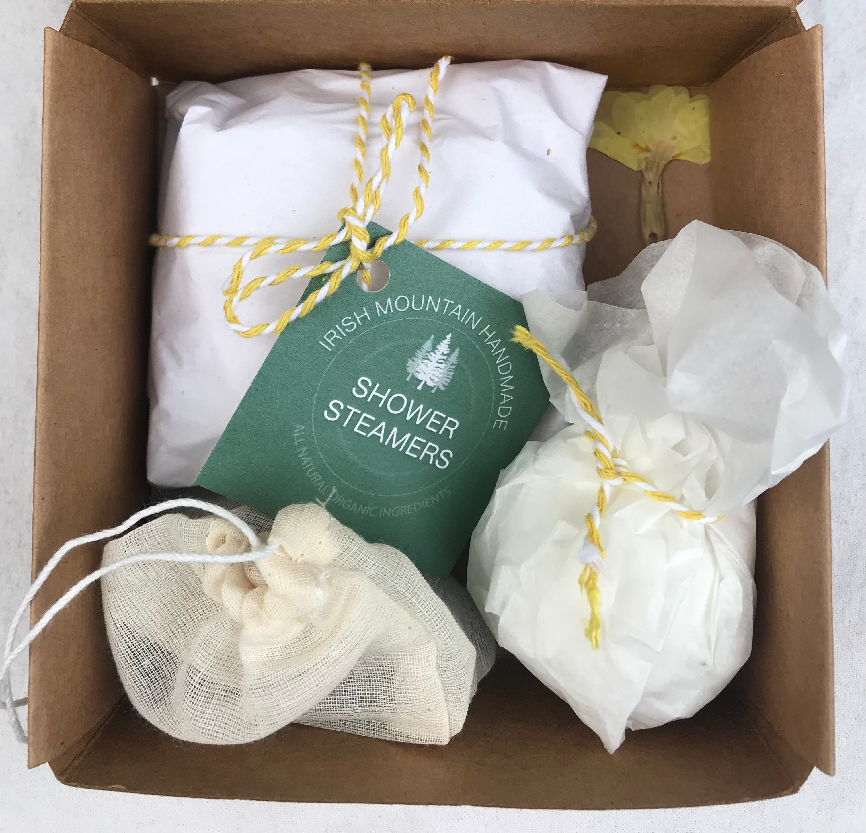 Shower Steamer Gift Boxes by Irish Mountain Bath Bombs