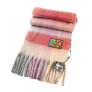 Pink & Pink Chunky Scarf