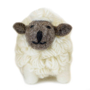 Knitted Sheep Standing - White by Erin Knitwear