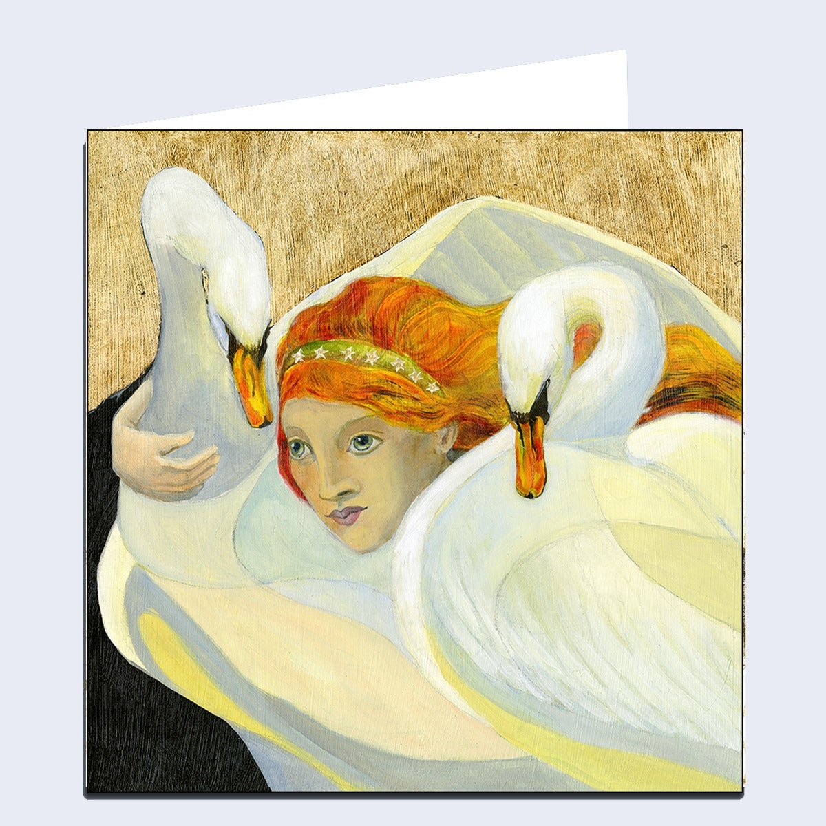 'Swan Song' Greeting Card