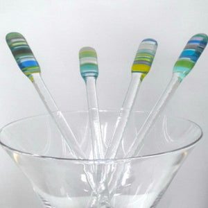 Tall Cocktail Swizzle Sticks Set of 4